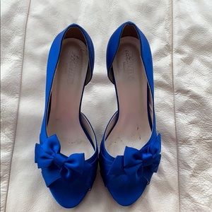 Royal Blue size 9M Maribelle heel. Worn once